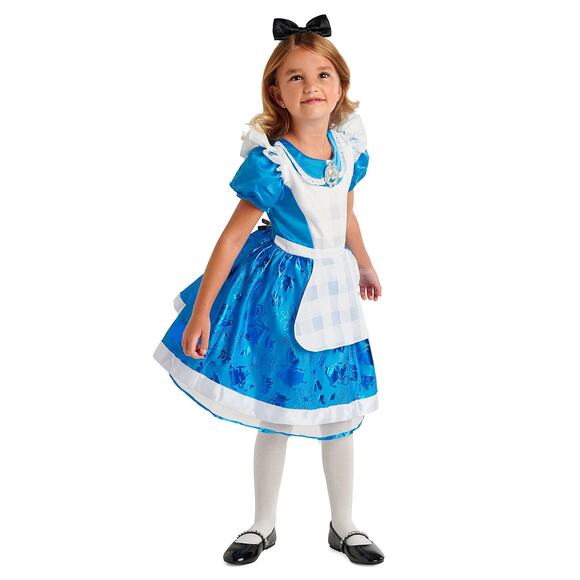NWT Disney Alice Costume for Girls – Alice in Wonderland, Size 4 Blue - Picture 2 of 7